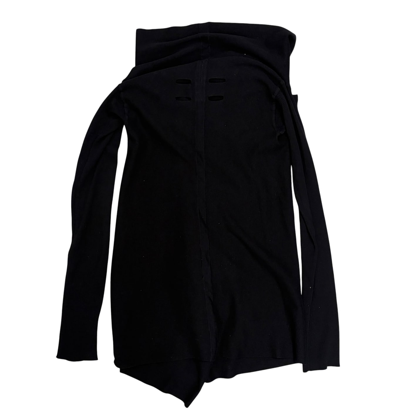 Black Long Sleeve Cardigan 상세 이미지 2