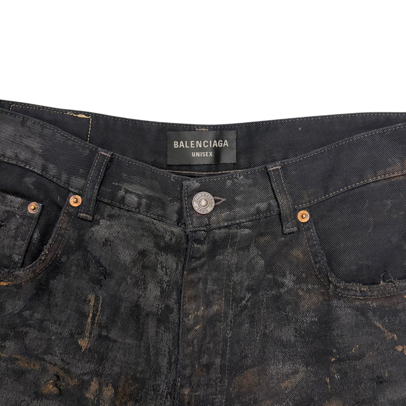 BALENCIAGA Destroyed Jeans 상세 이미지 3