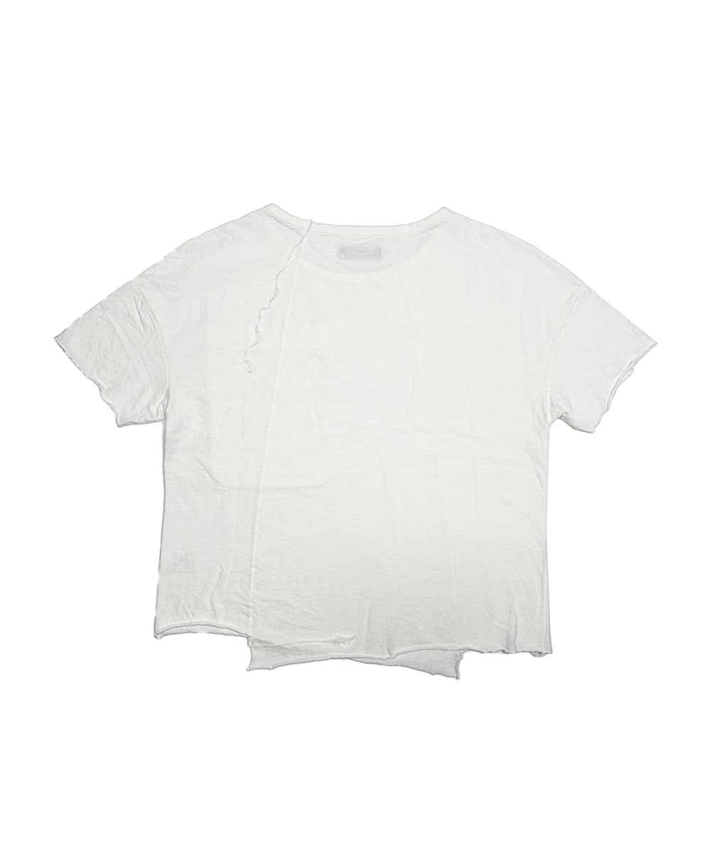 ASYMMETRIC T-SHIRT_WH 상세 이미지 1