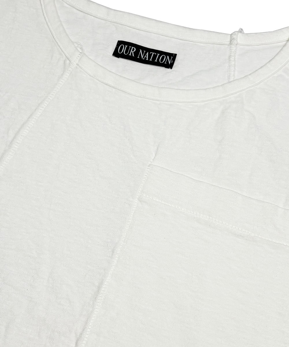 ASYMMETRIC T-SHIRT_WH 상세 이미지 2
