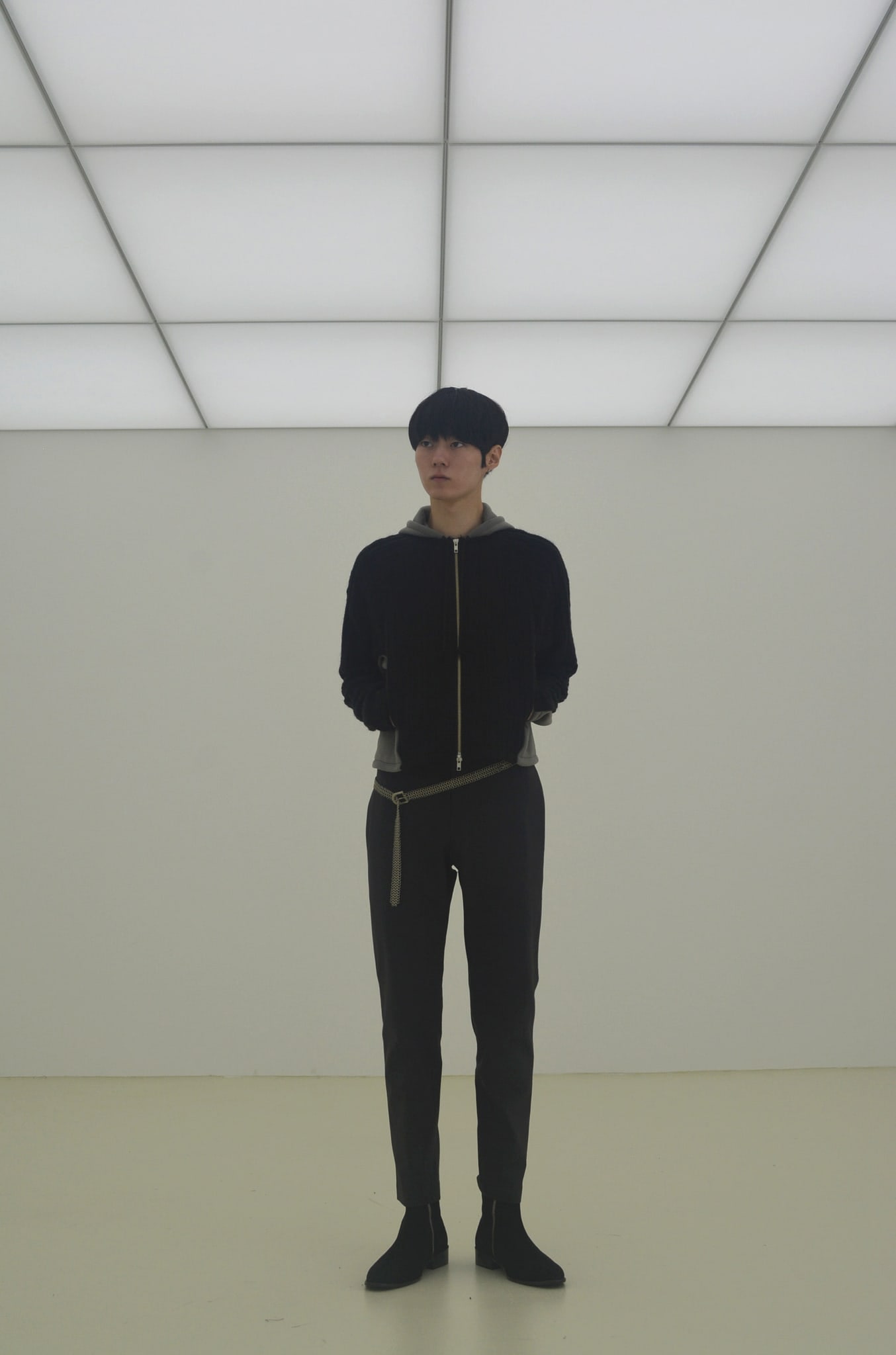 Whale hood zip-up 상세 이미지 1