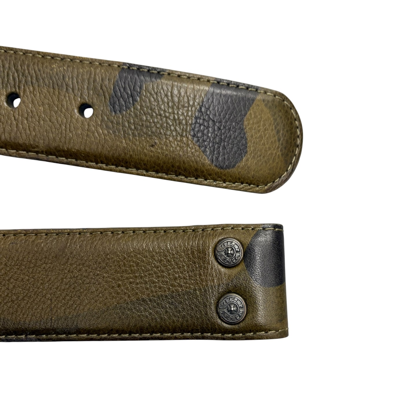 CHROME HEARTS Camo Leather Belt Strap 상세 이미지 1