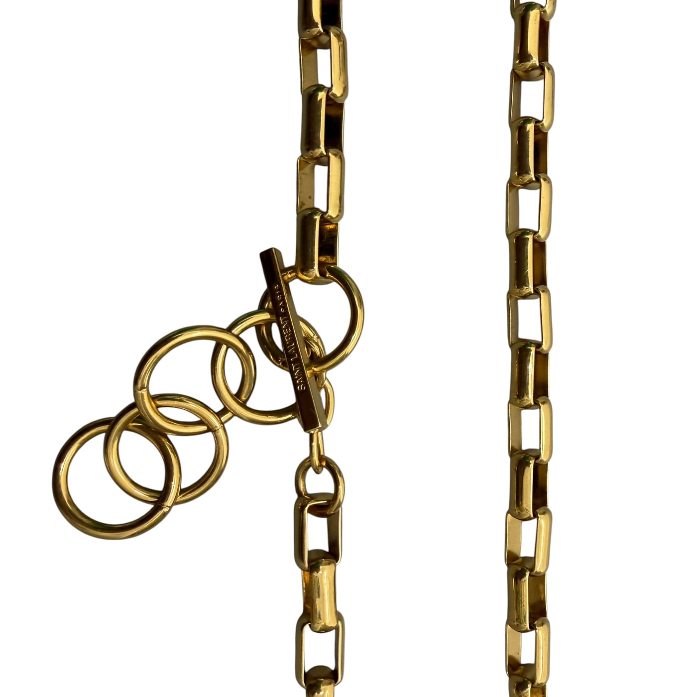 SAINT LAURENT Gold Chain Necklace 상세 이미지 2