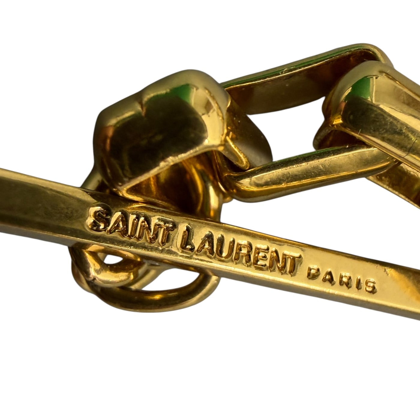 SAINT LAURENT Gold Chain Necklace 상세 이미지 3