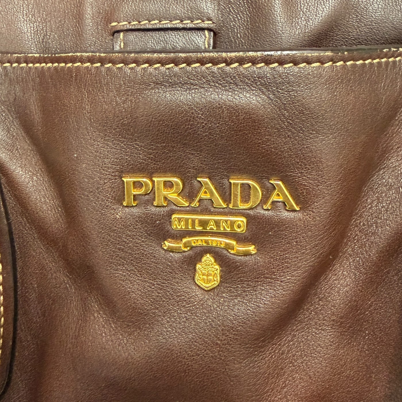 PRADA Leather Tote Bag 상세 이미지 2