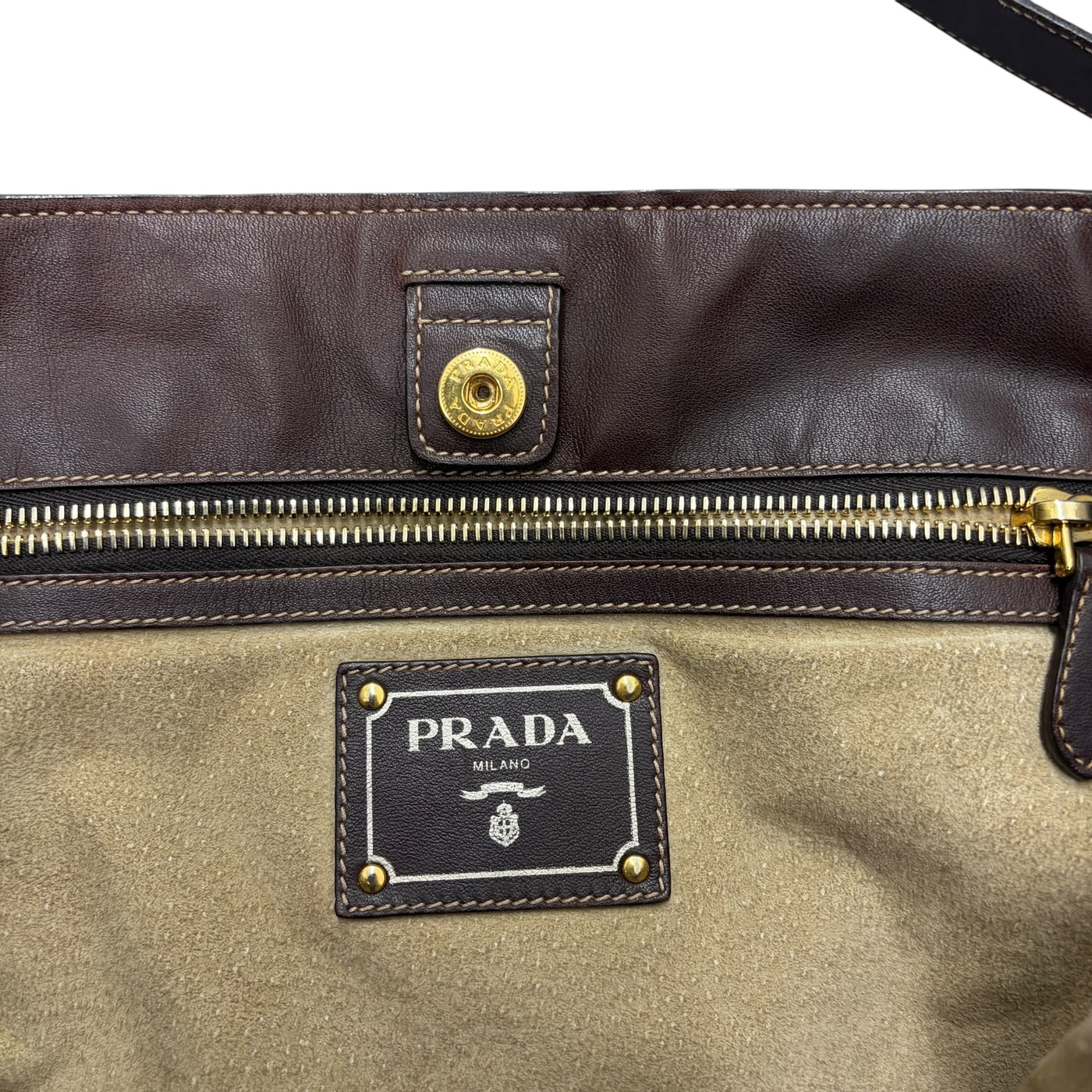 PRADA Leather Tote Bag 상세 이미지 4