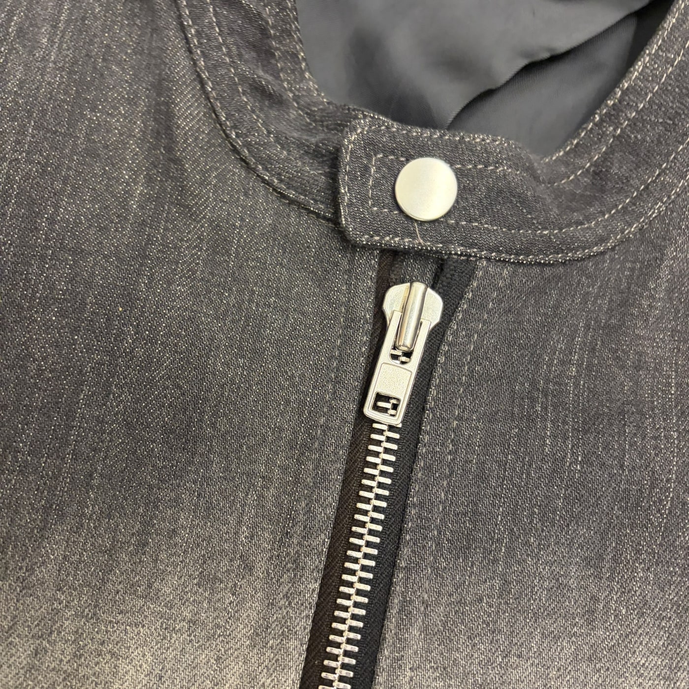 RICK OWENS Dyed Denim Jacket 상세 이미지 2