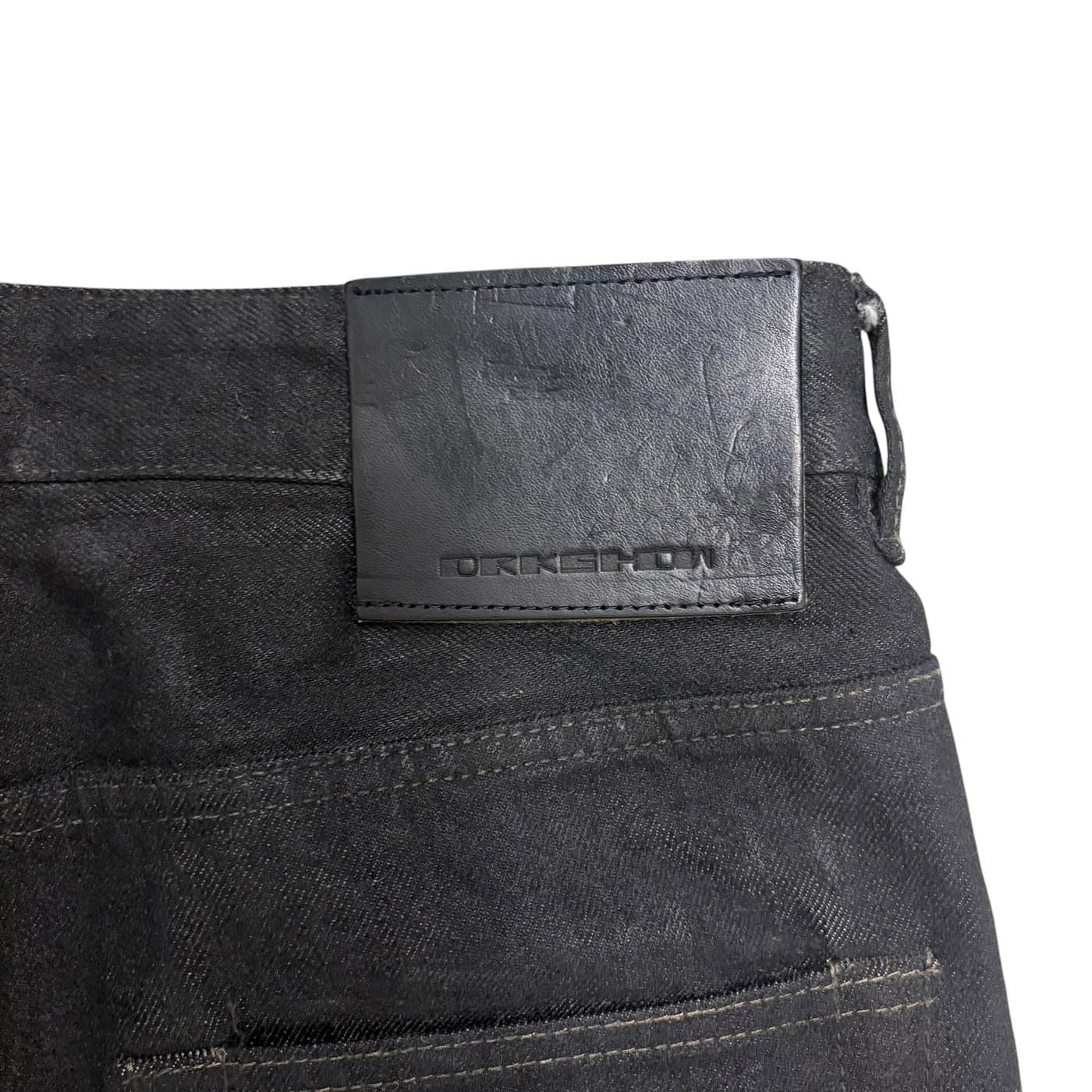 RICK OWENS Black Denim Pants 상세 이미지 2
