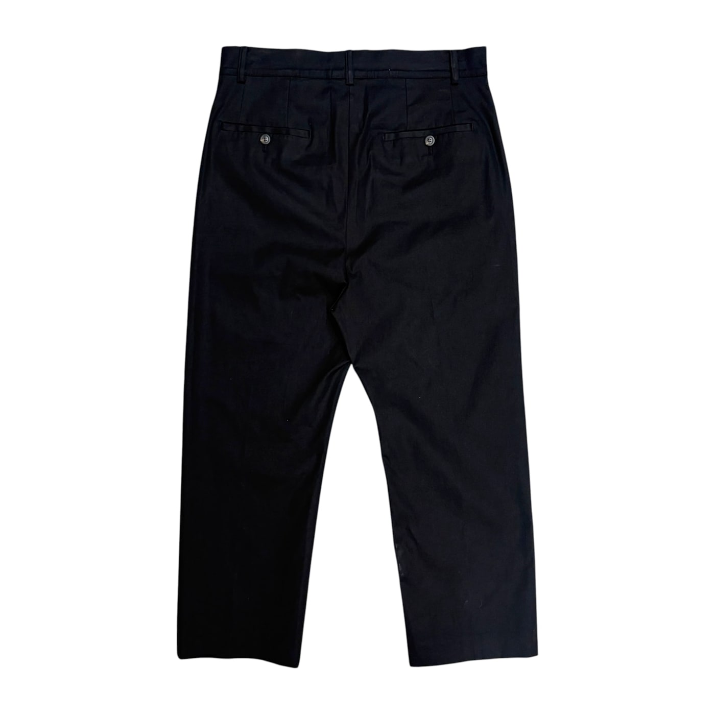 RICK OWENS Button Fly Cotton Pants 상세 이미지 2
