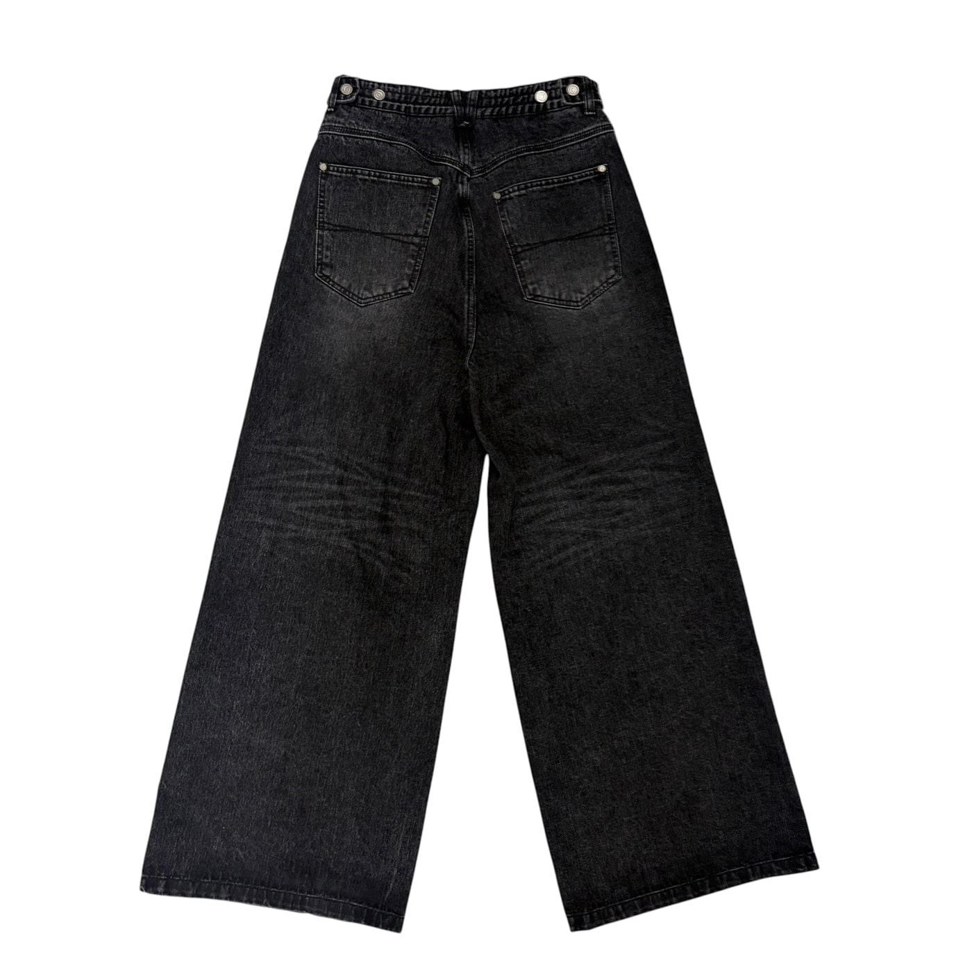 SONGZIO HOMME Wide Leg Black Jeans 상세 이미지 1