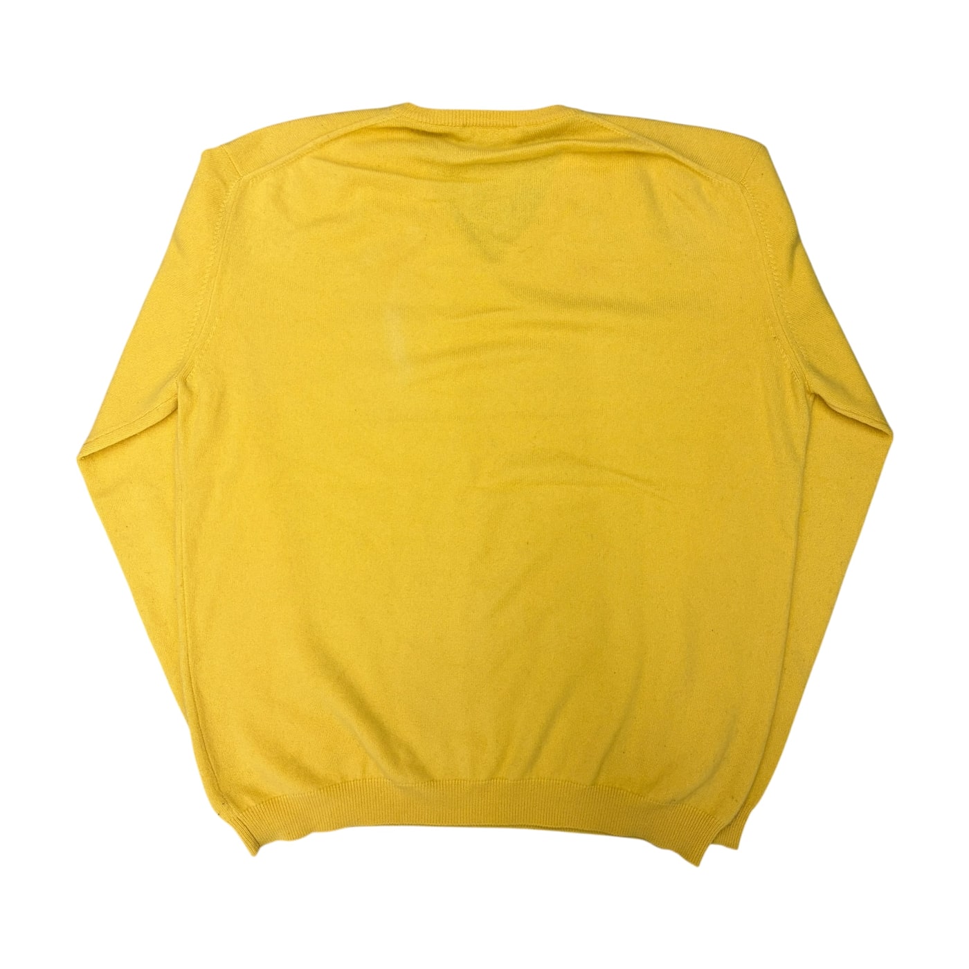 PRADA Yellow V-Neck Sweater 상세 이미지 1