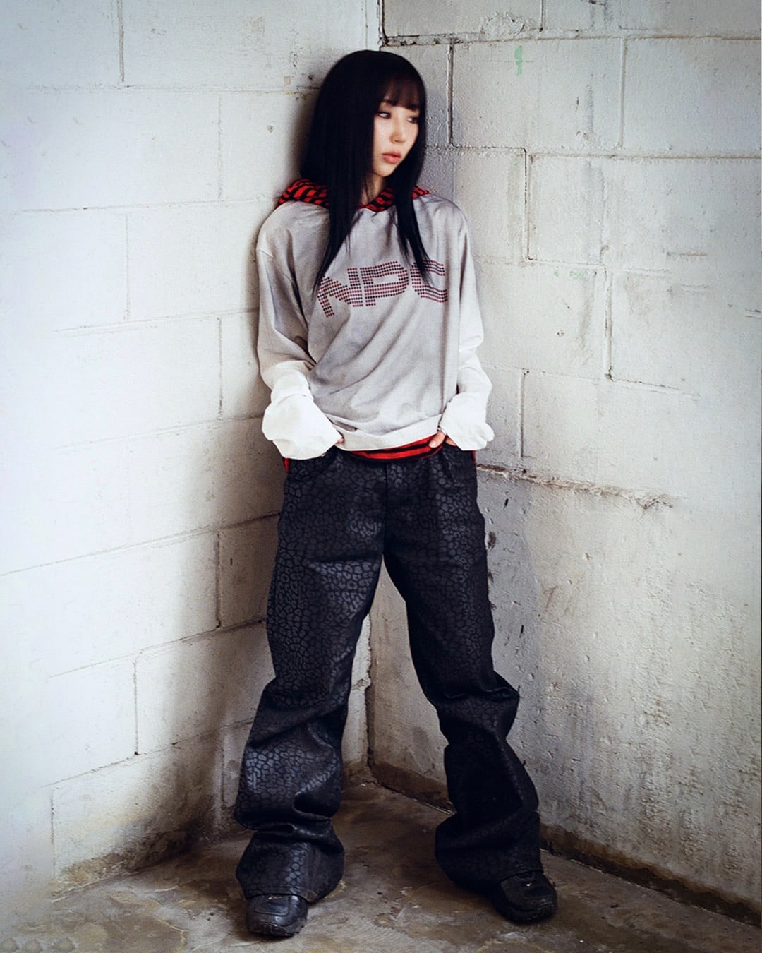 Leopard Denim Jeans 상세 이미지 3