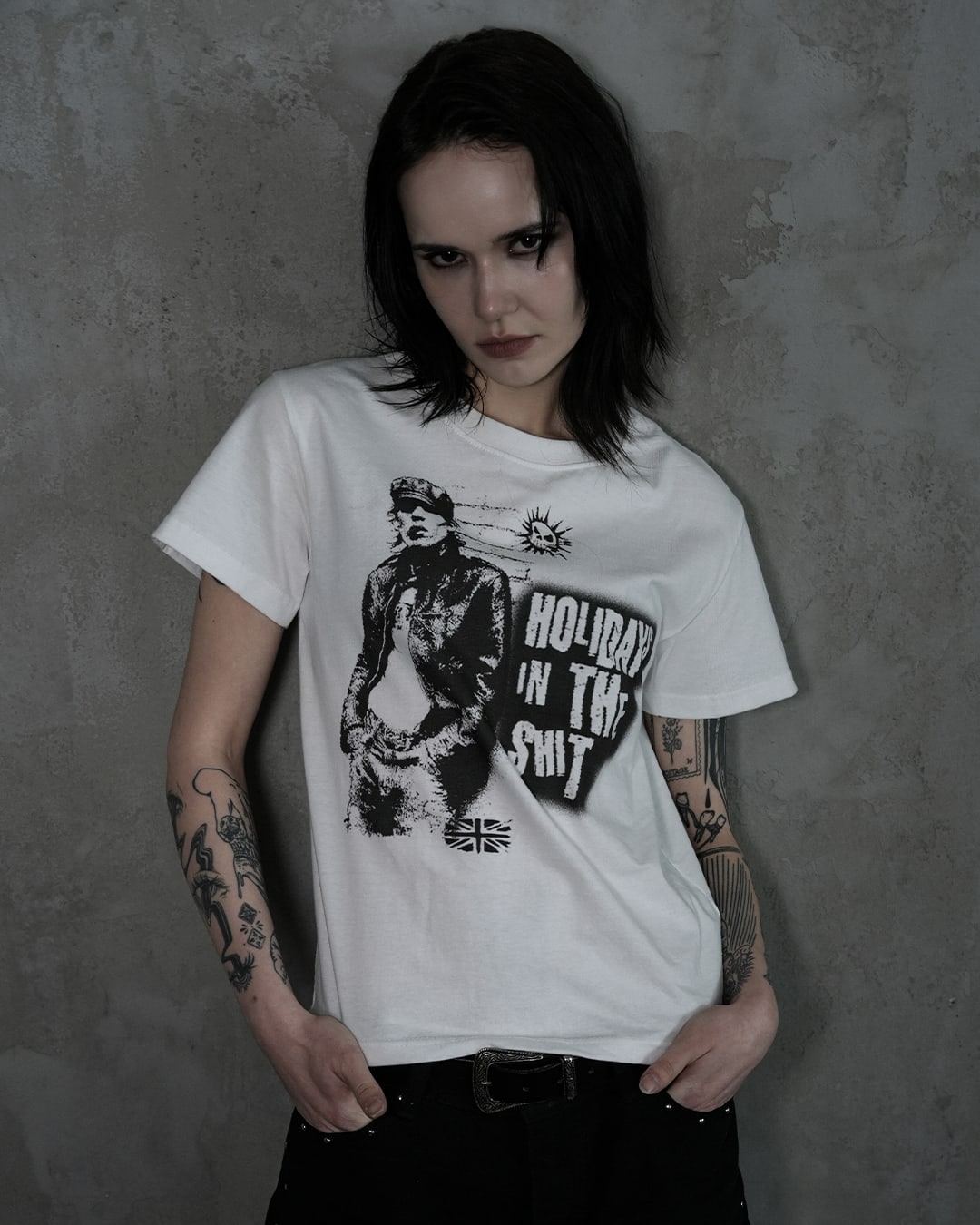 Pistols Tee (White)  상세 이미지 1