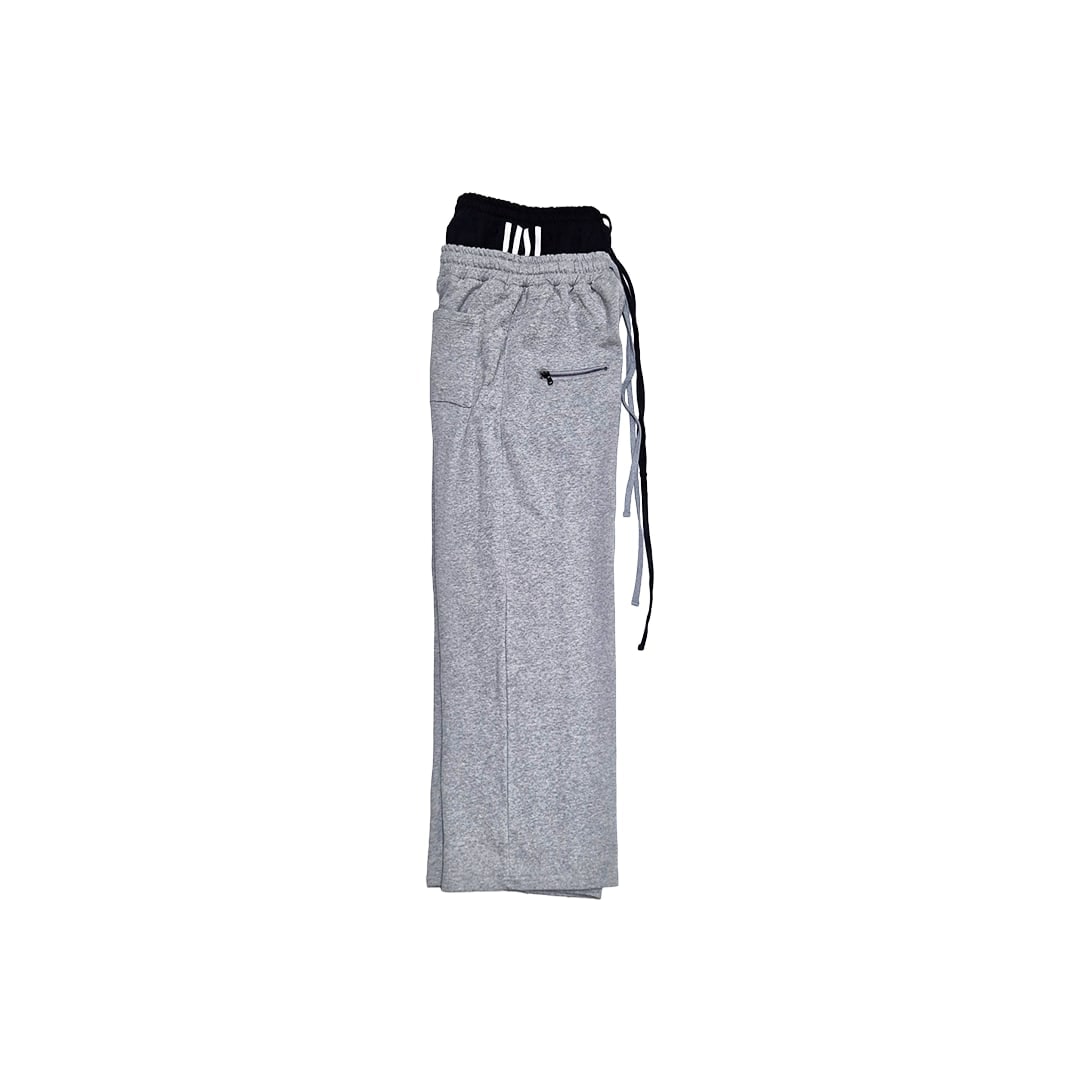 Layered sweatpants grey 상세 이미지 2