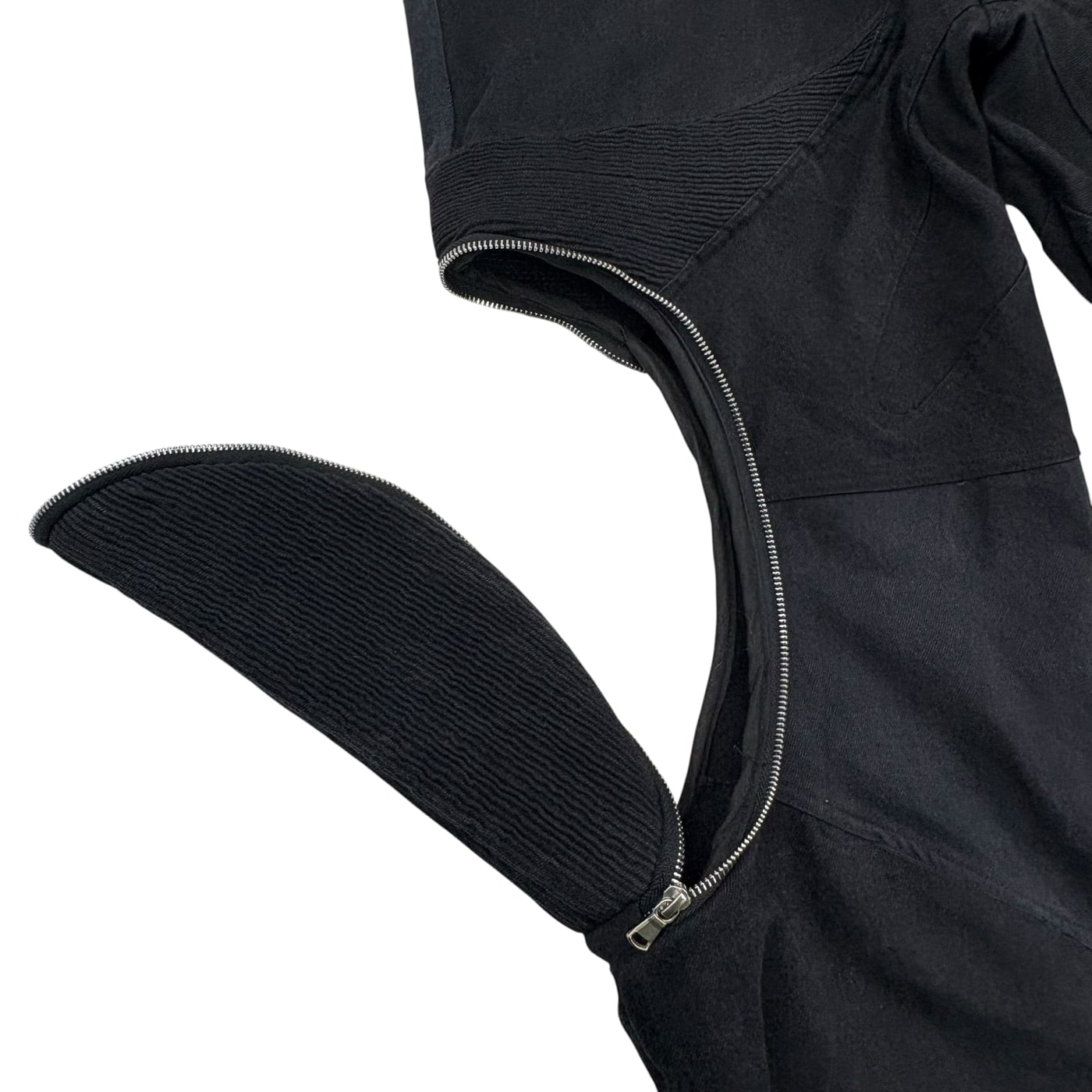FINE CHAOS Black Zippered Pants 상세 이미지 3