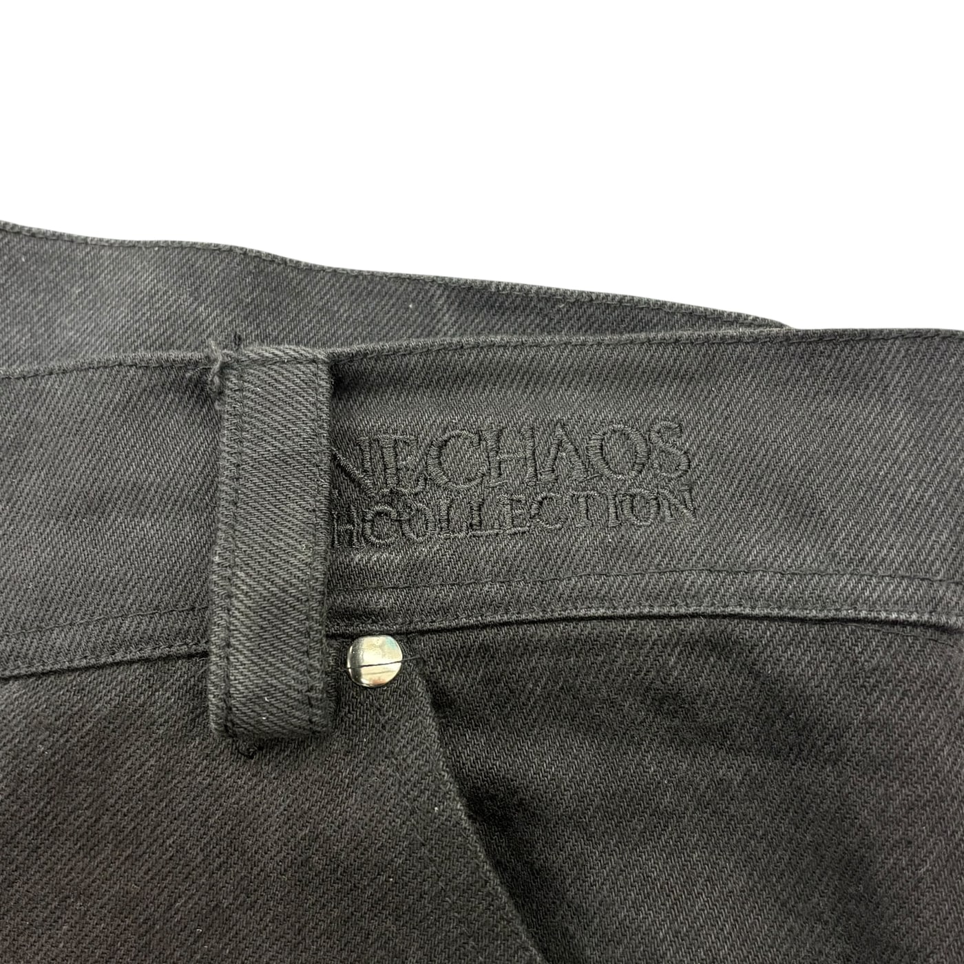 FINE CHAOS Black Zippered Pants 상세 이미지 4