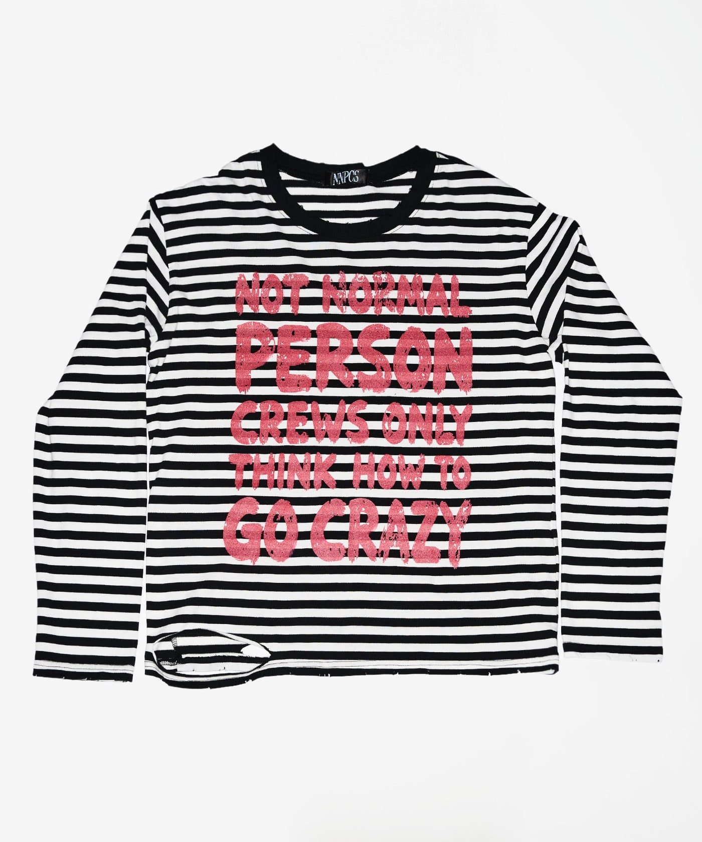 NPC Distressed Stripe Long Sleeve 상세 이미지 8