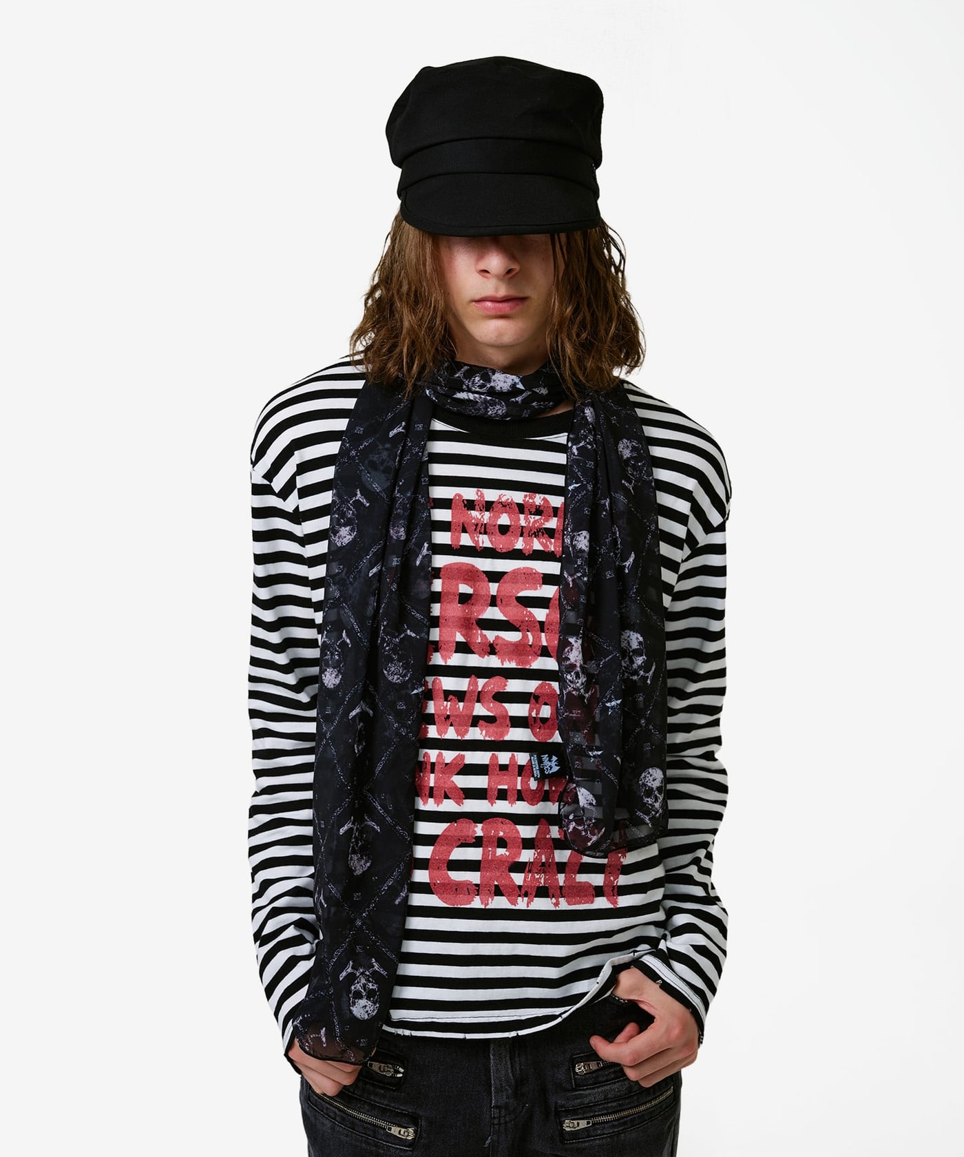 Skull Cross Scarf 상세 이미지 6