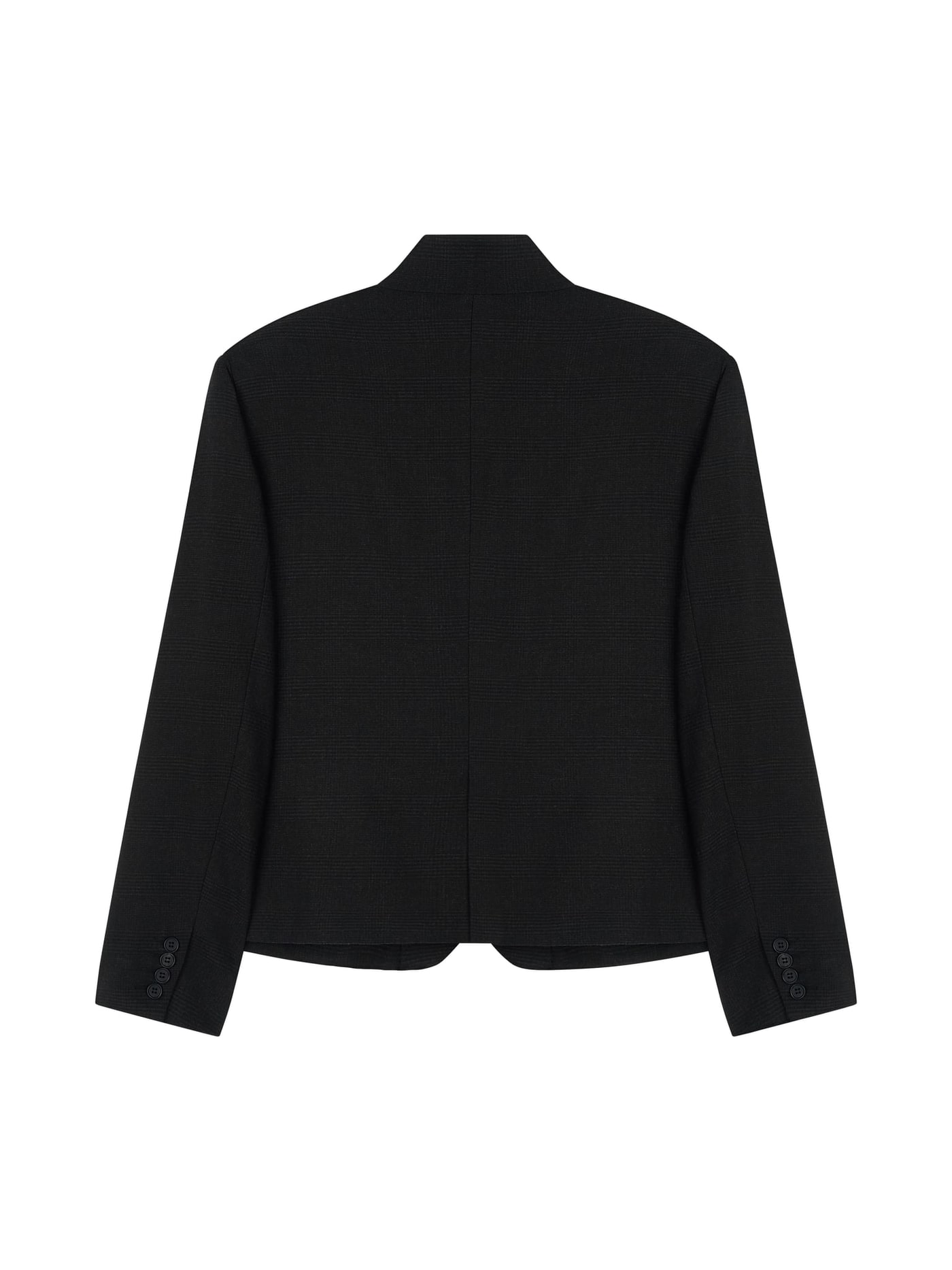 WOOL UNBALANCE BLAZER (BLACK) 상세 이미지 2