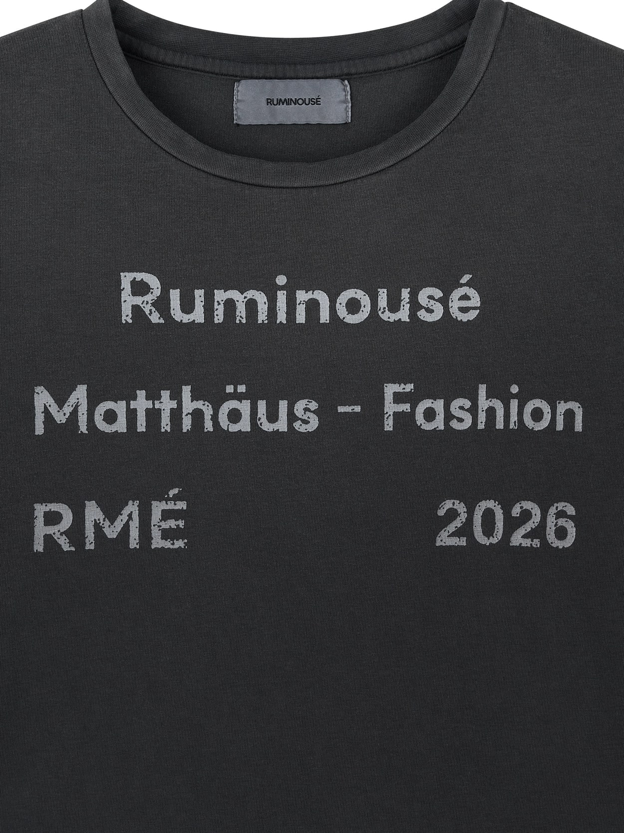 COTTON MATTHAUS T-SHIRT (BLACK) 상세 이미지 3