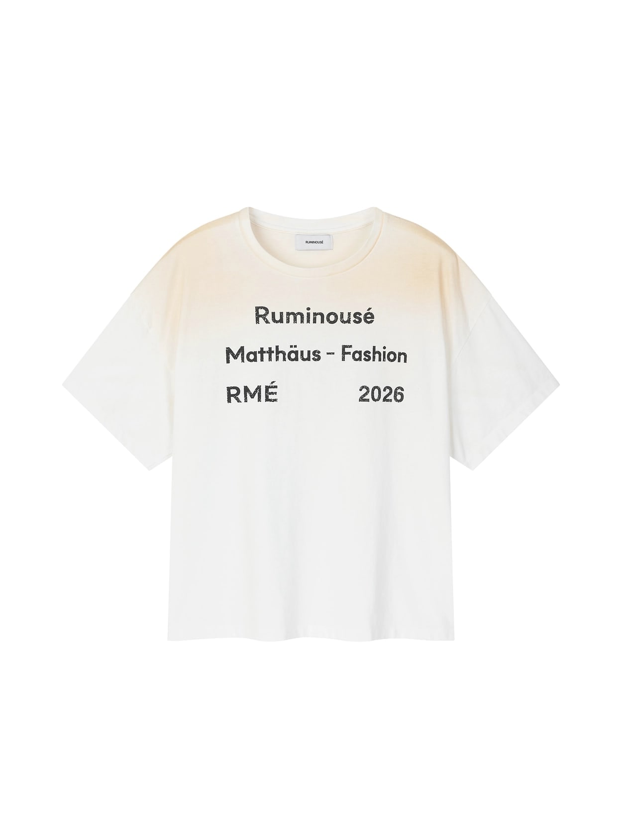 COTTON MATTHAUS T-SHIRT (IVORY) 상세 이미지 1