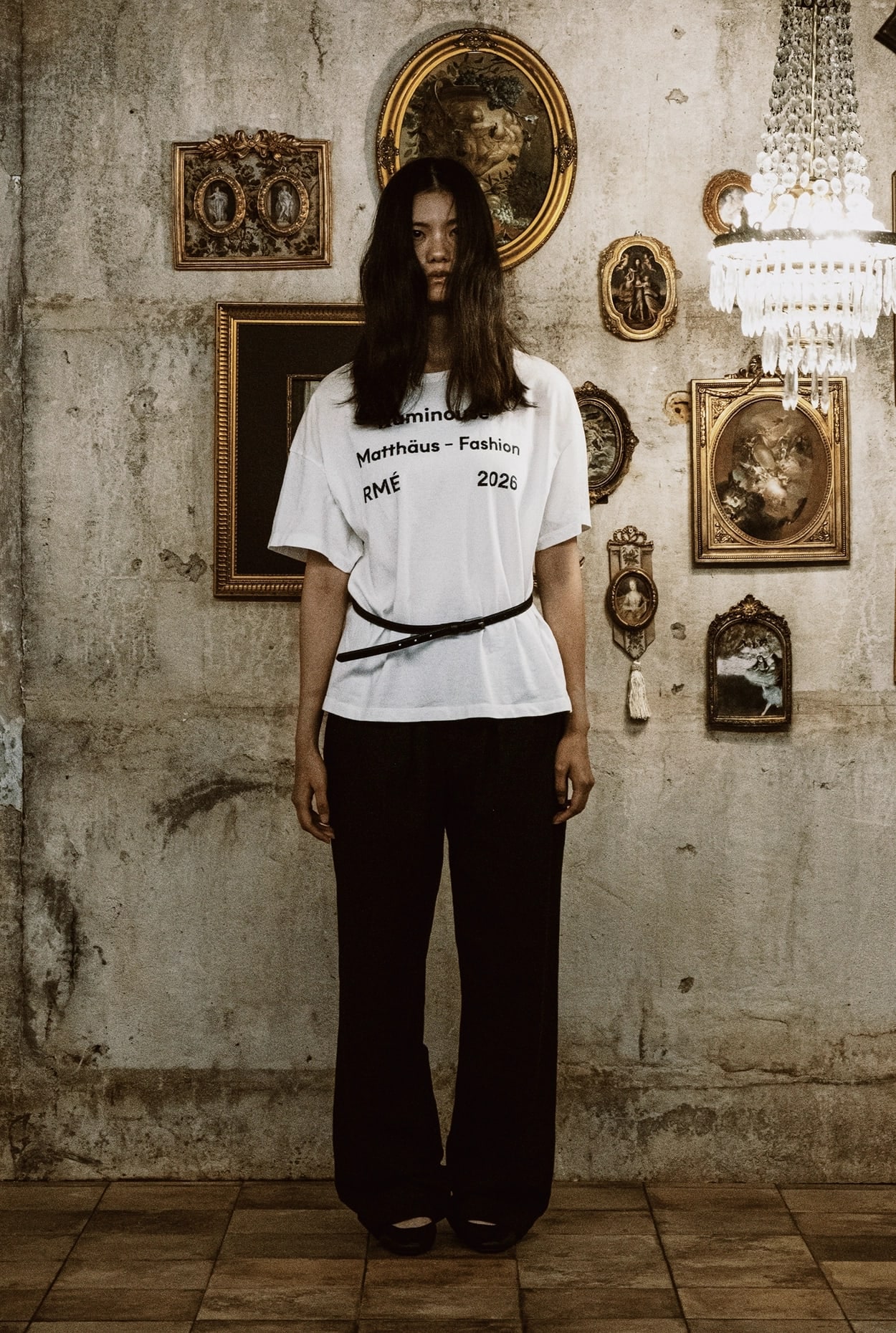 COTTON MATTHAUS T-SHIRT (IVORY) 상세 이미지 4