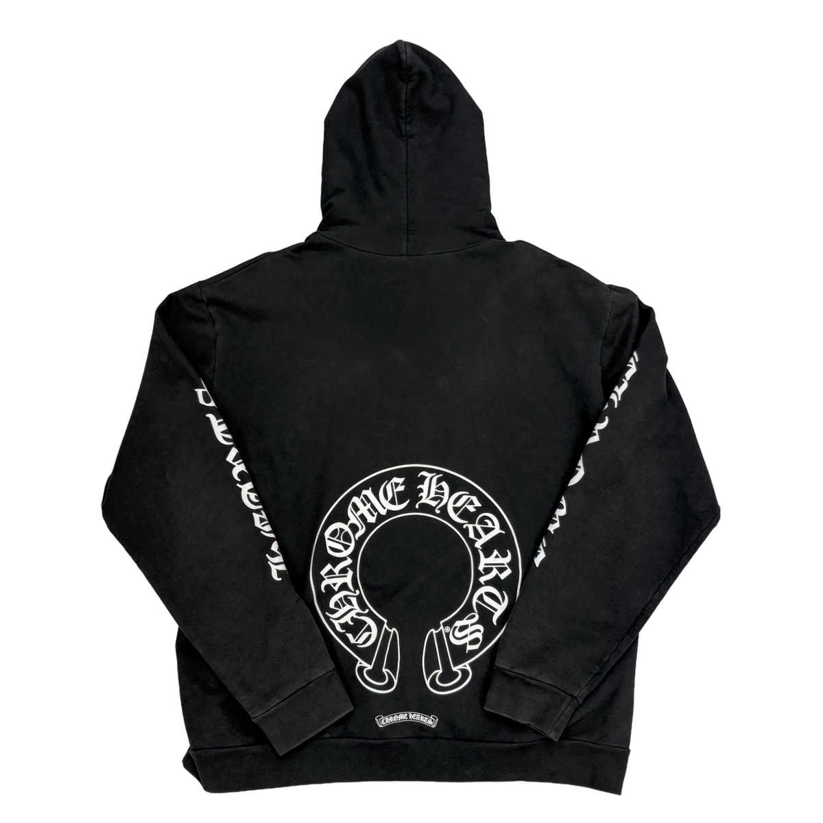 Chrome Hearts x Matty Boy Chomper Horseshoe Hoodie Black