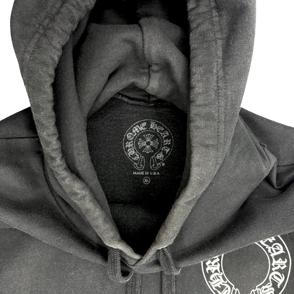 Chrome Hearts x Matty Boy Chomper Horseshoe Hoodie Black