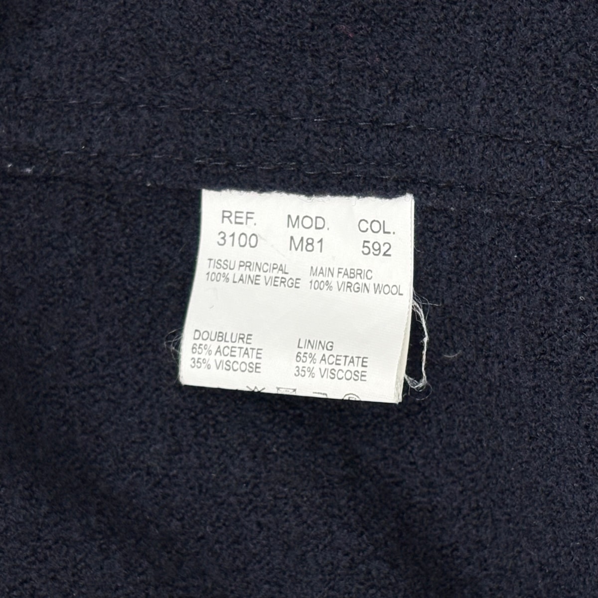 Carven Navy Hooded Duffle Coat