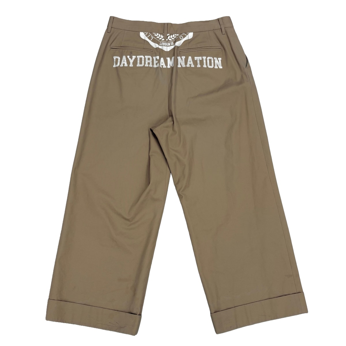 JohnUNDERCOVER Wide Leg Cotton Chino Pants