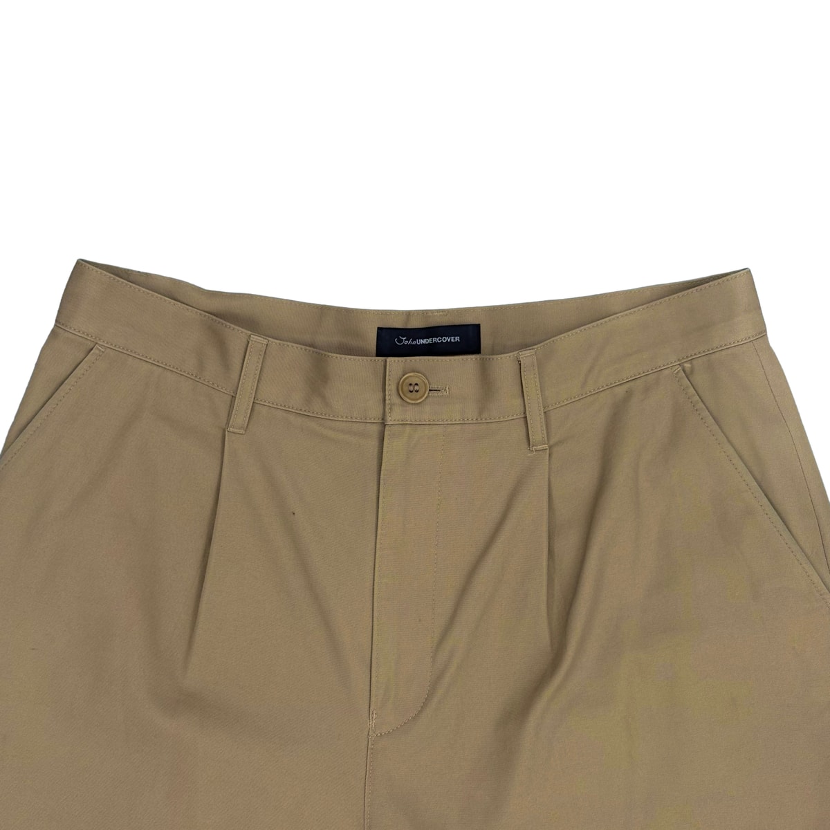 JohnUNDERCOVER Wide Leg Cotton Chino Pants
