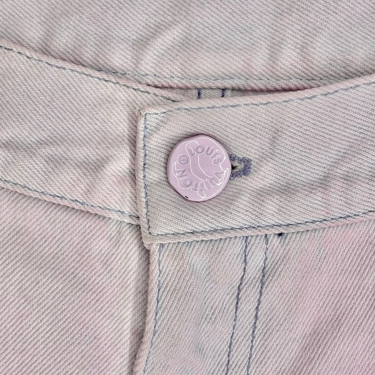 LOUIS VUITTON Light Pink Denim Pants