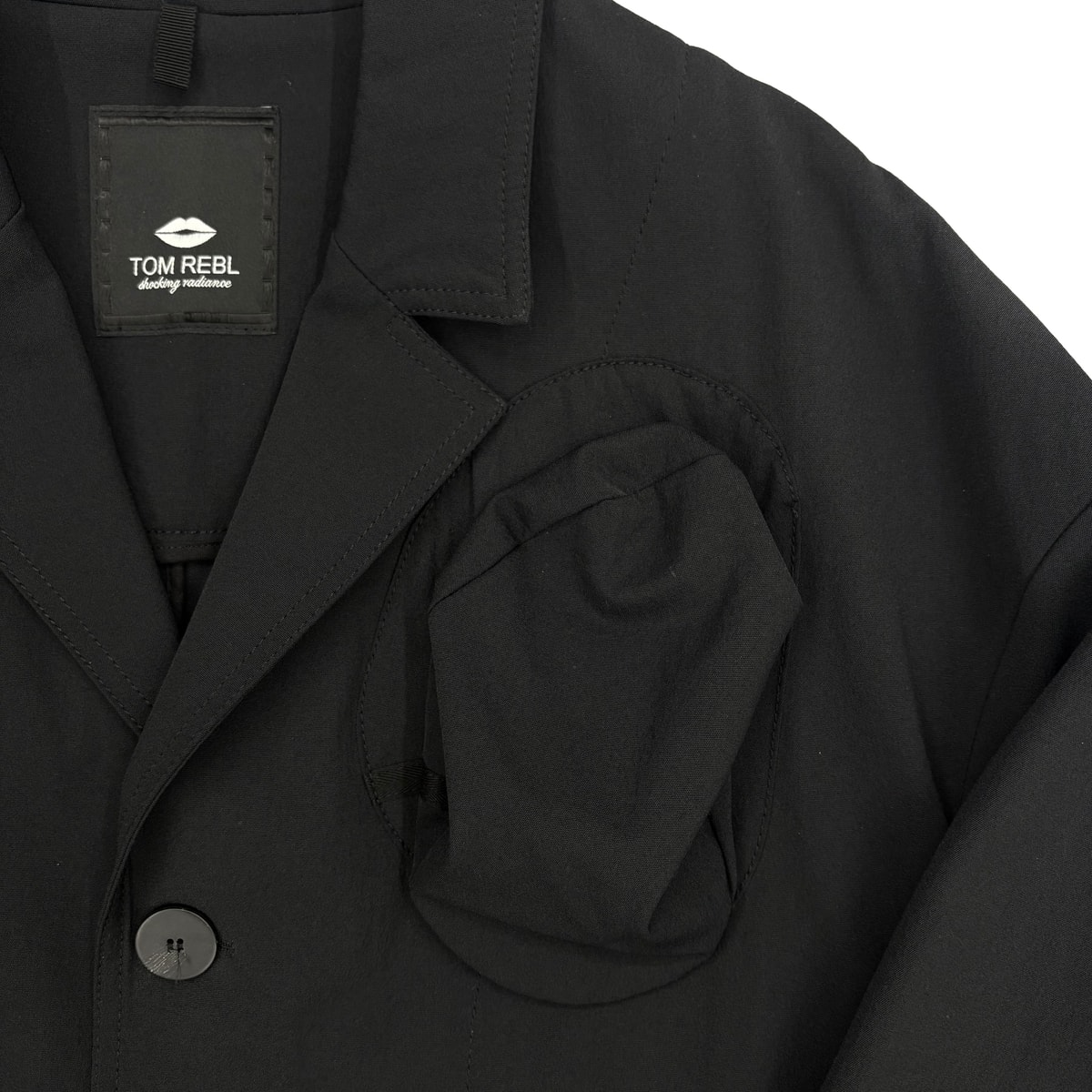 TOM REBL Black Blazer Jacket