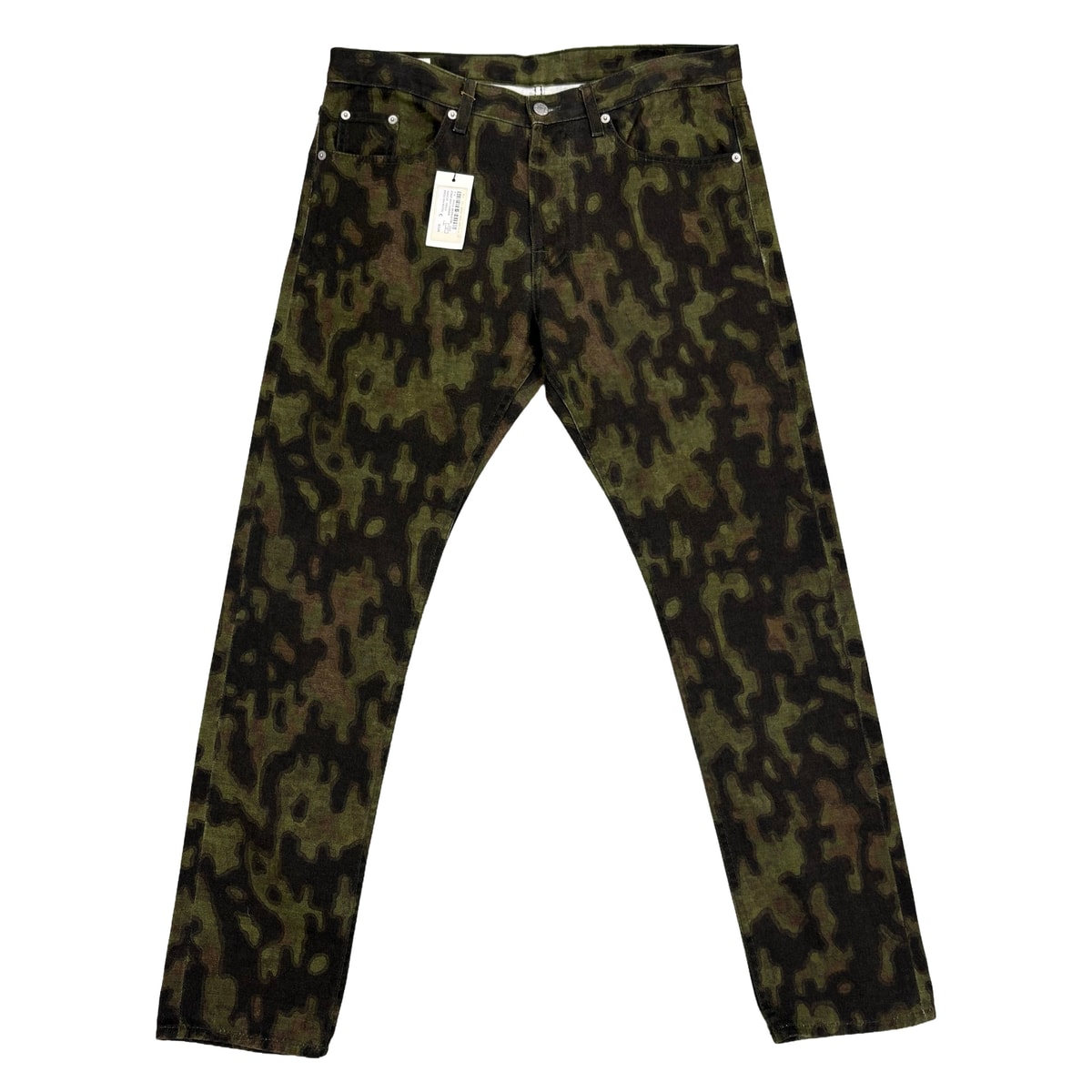 Dries Van Noten Camouflage Pattern Pants