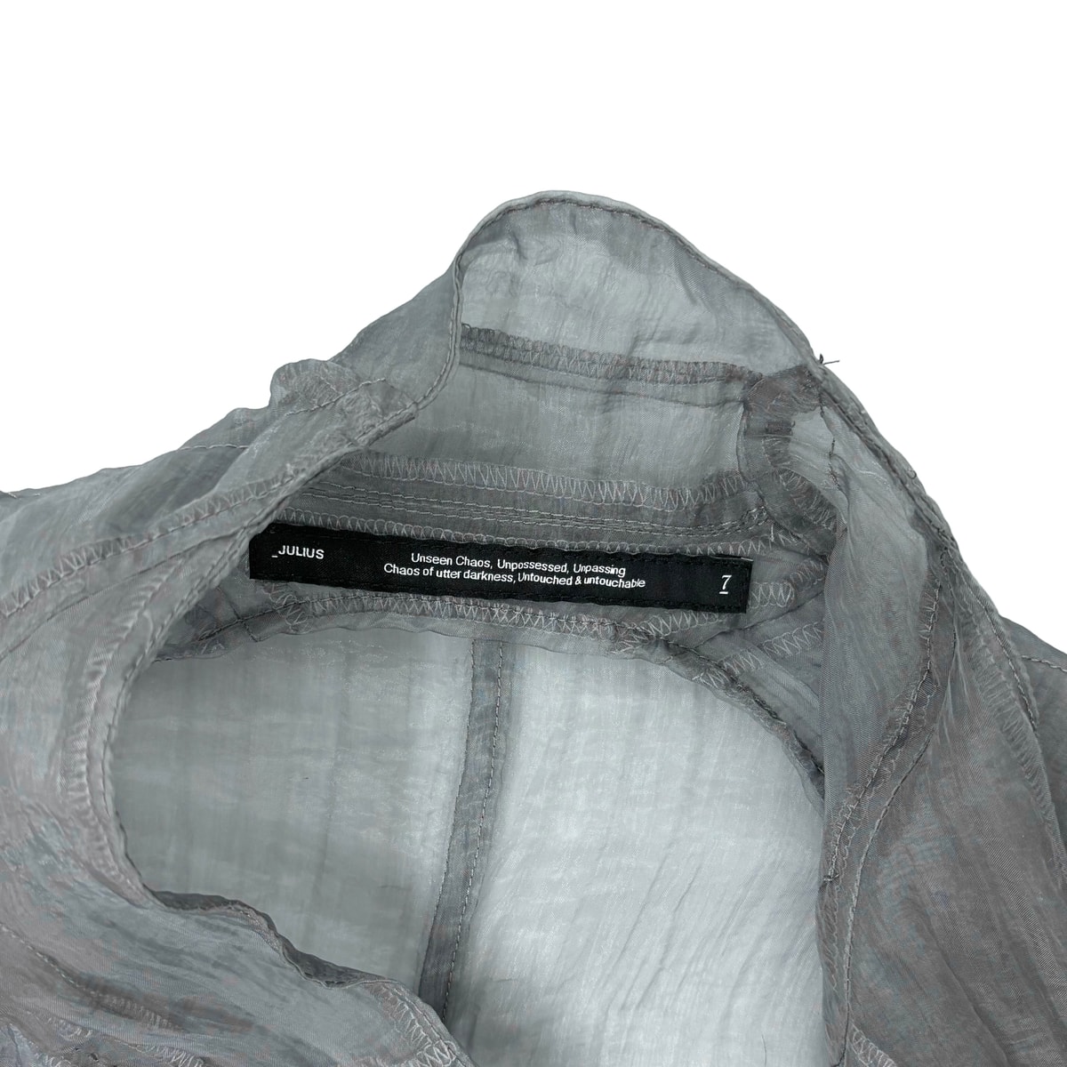 JULIUS Translucent Bomber Jacket