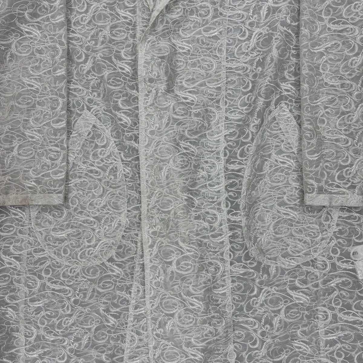 Sulvam Patterned Long Coat