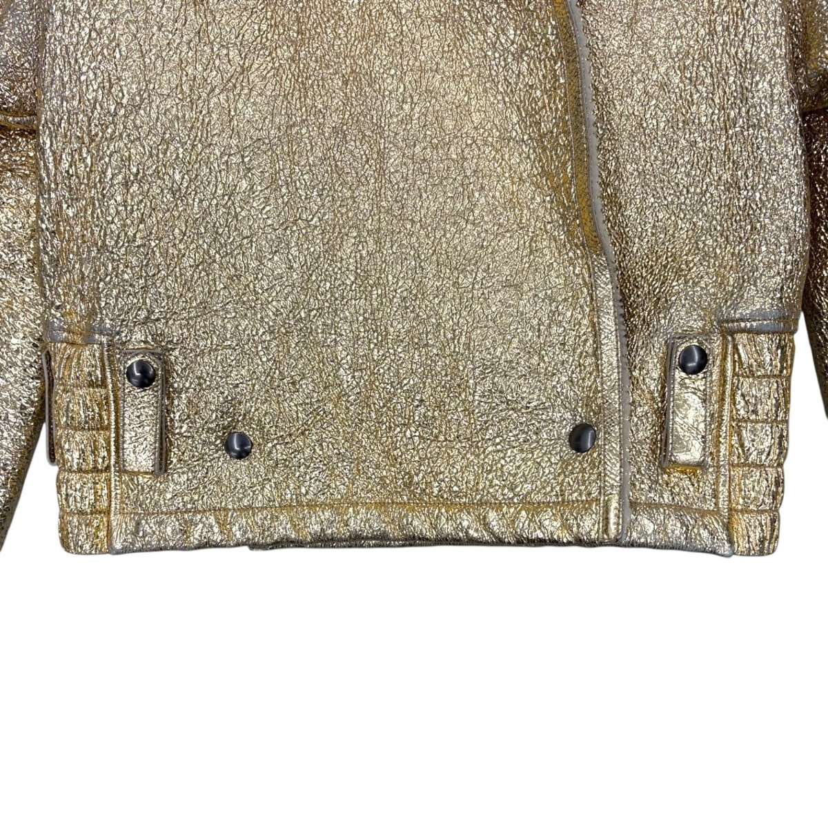 BOTTEGA VENETTA Gold Shimmer Jacket