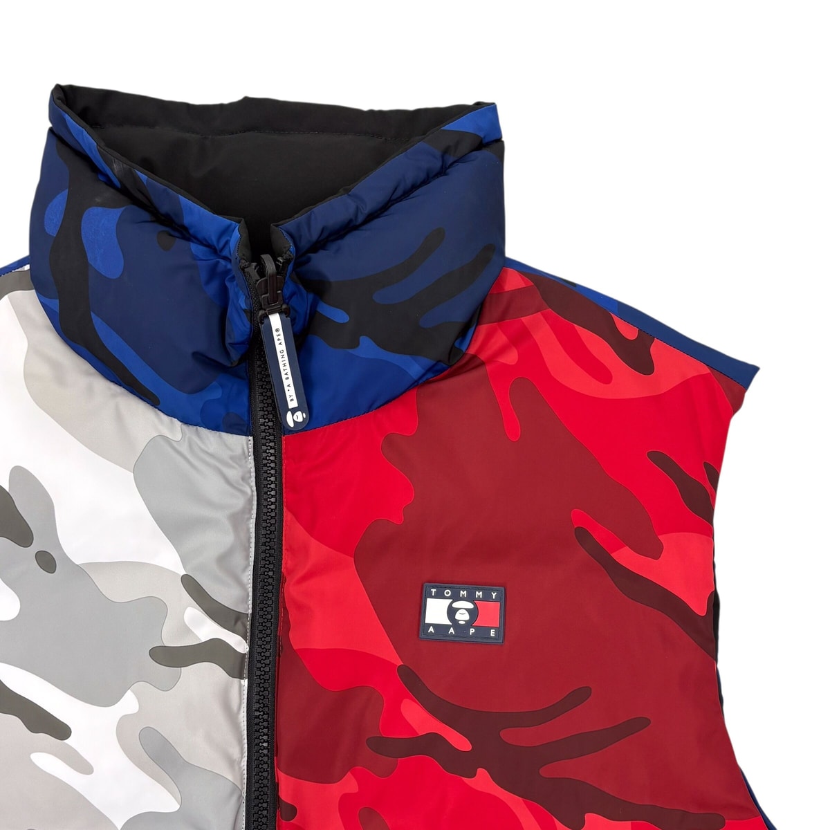 TOMMY X AAPE Reversible Puffer Vest SS22