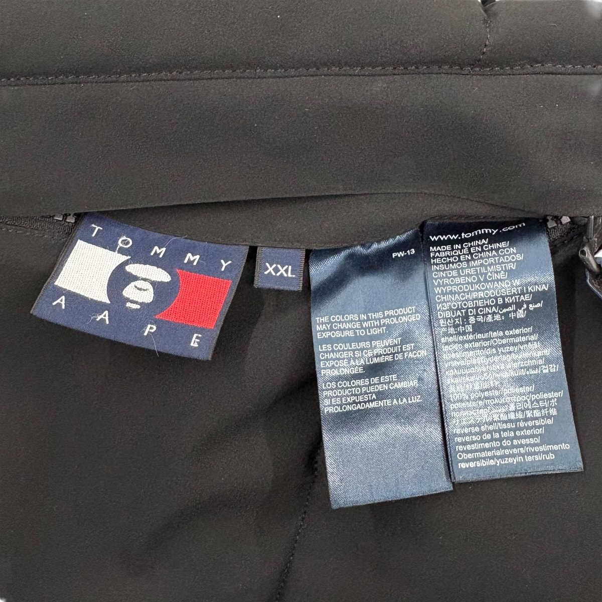 TOMMY X AAPE Reversible Puffer Vest SS22