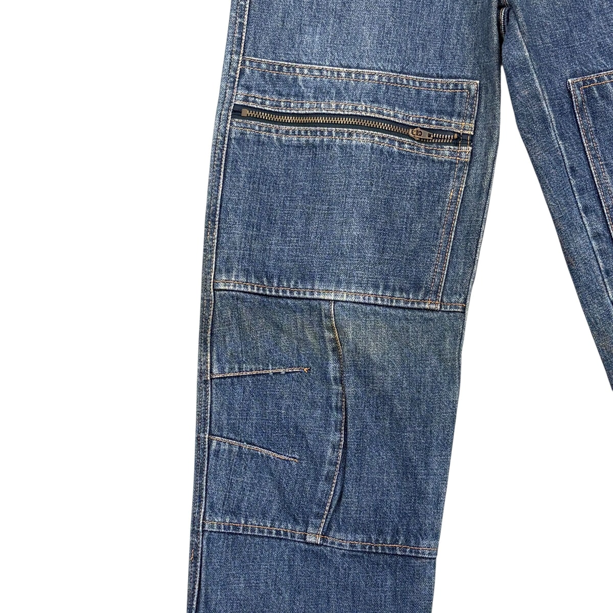 Walter Van Beirendonck Cargo Denim Pants