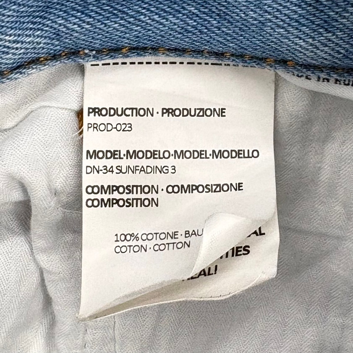 RANDOM IDENTITIES Denim Pants
