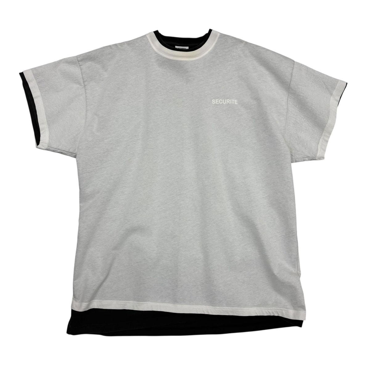 ヴェトモン セキュリテ Tシャツ