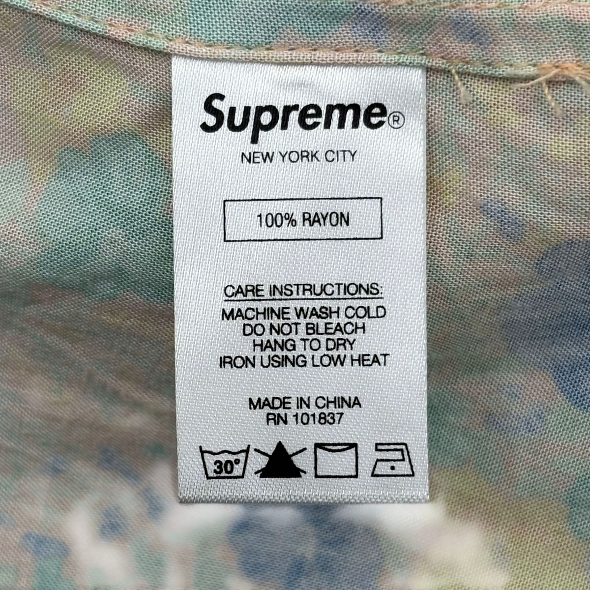 SUPREAM Floral Short Sleeve Shirt