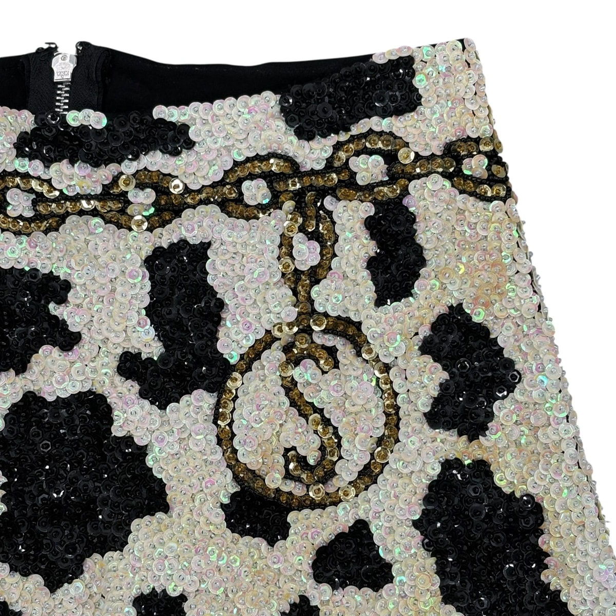 DISCOUNT UNIVERSE Sequin Cow Print Shorts