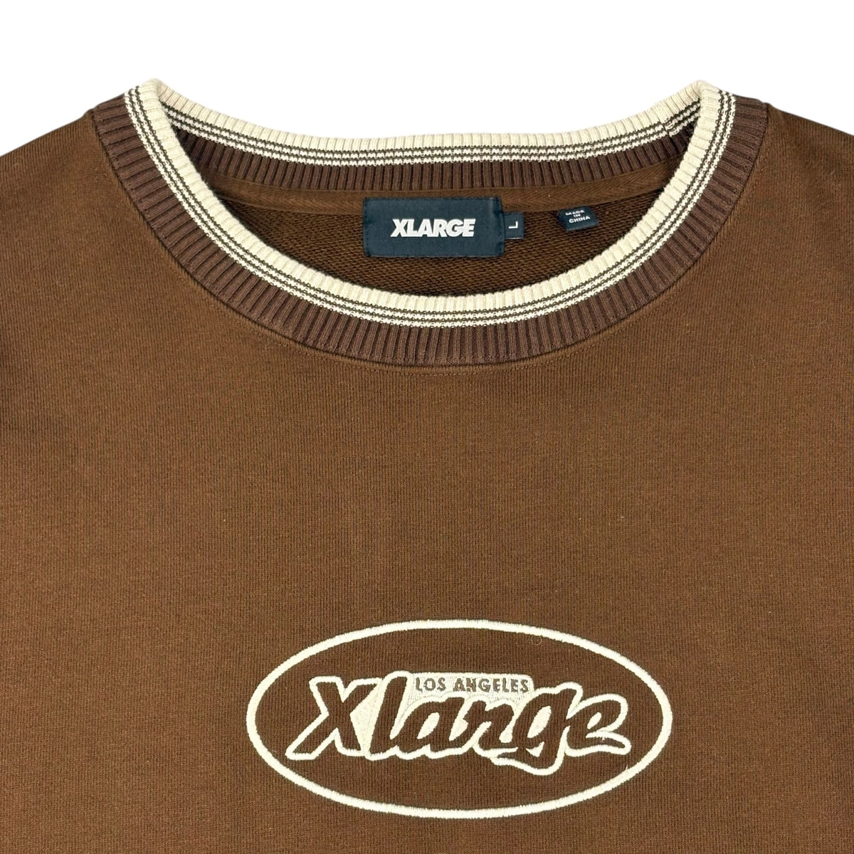 XLARGE ブラウン スウェットシャツ