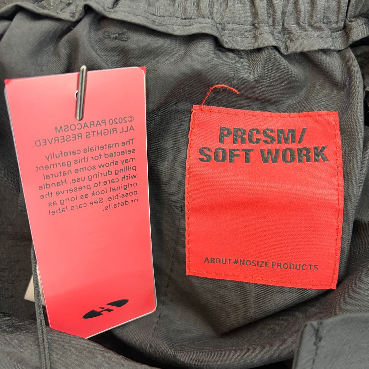 PARACOSM Black Cargo Pants