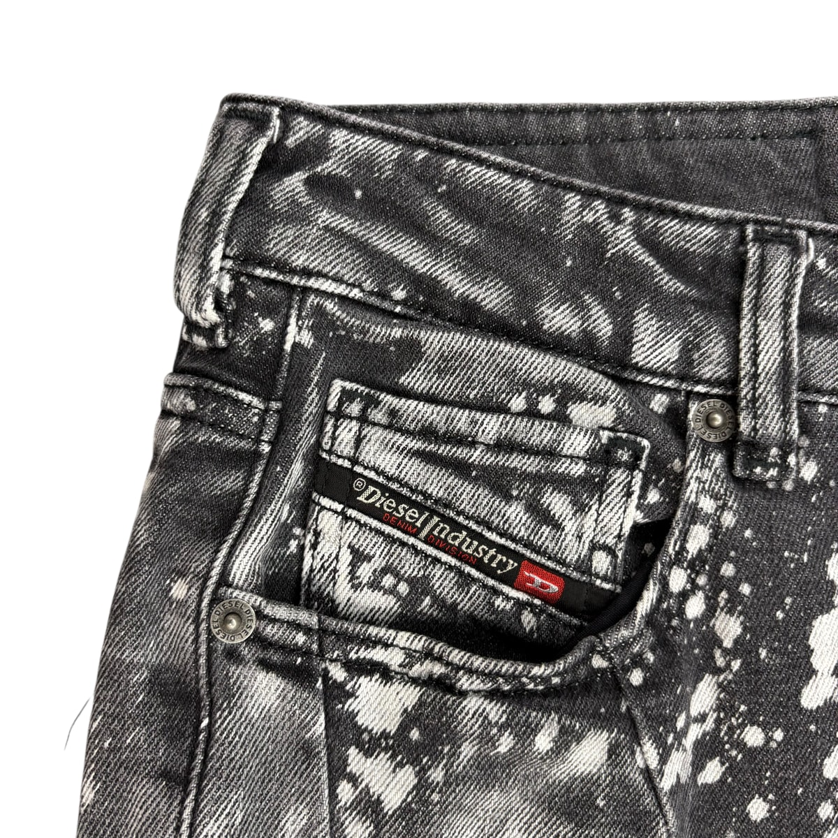 DIESEL 黑白牛仔裤