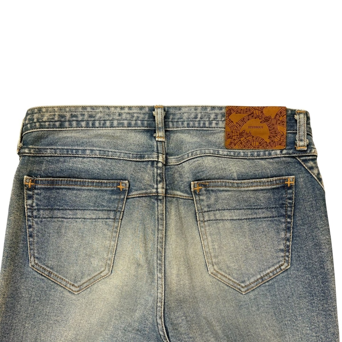 NUMBER NINE Distressed Denim Jeans