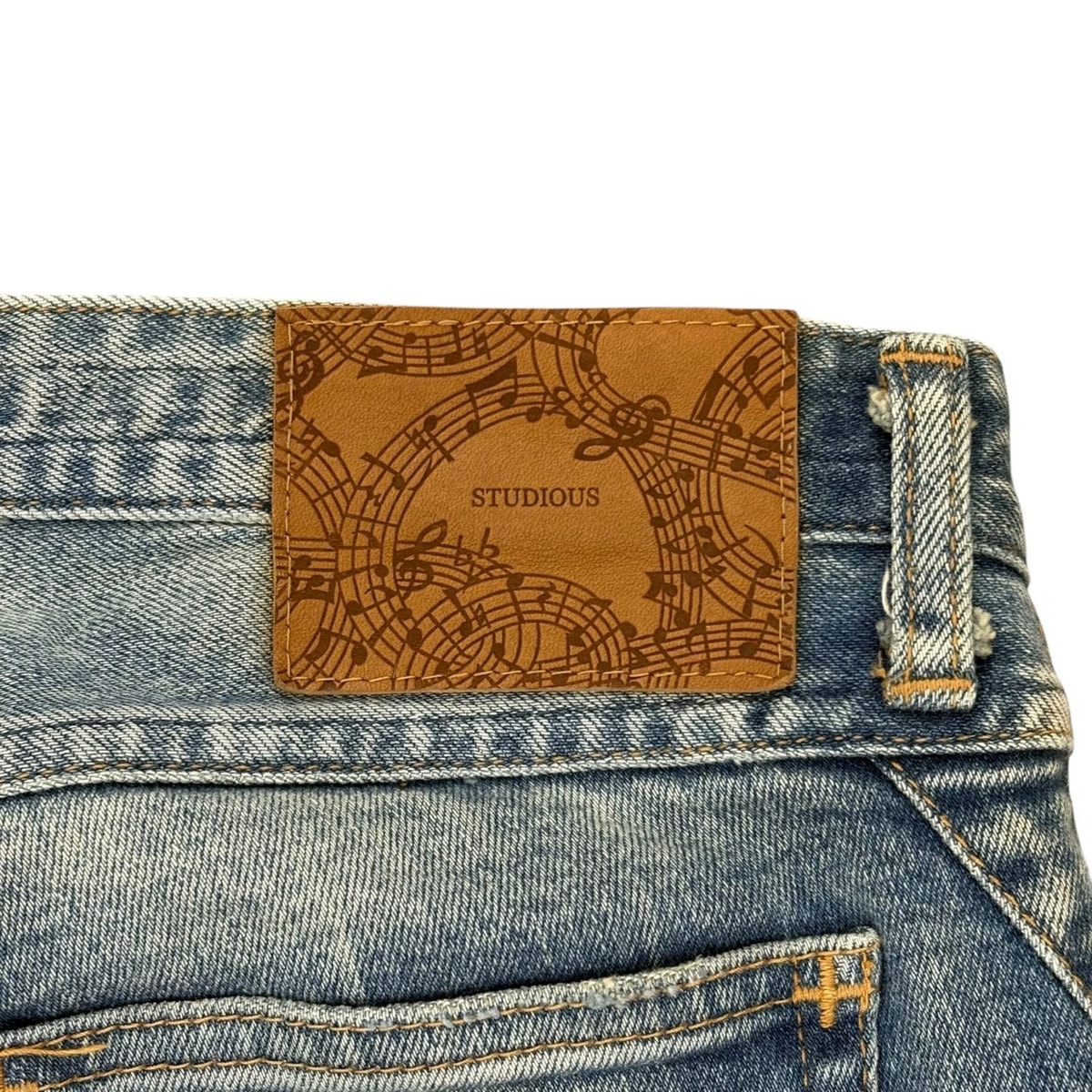 NUMBER NINE Distressed Denim Jeans