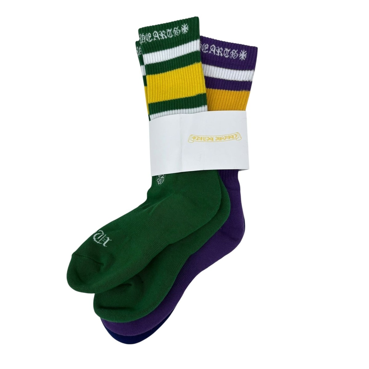 CHROME HEARTS Colorful Striped Socks